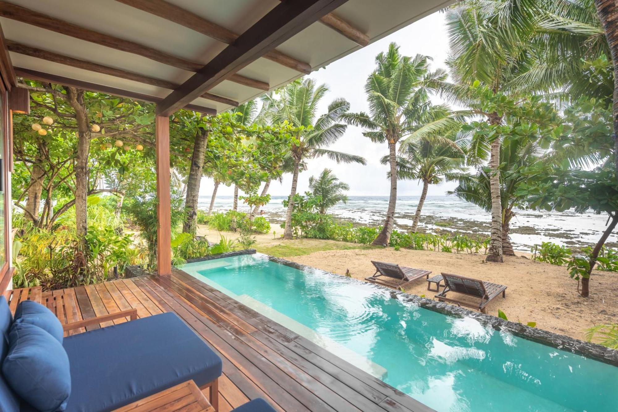 L'Osteria Luxe Beachfront B&B General Luna  Dış mekan fotoğraf